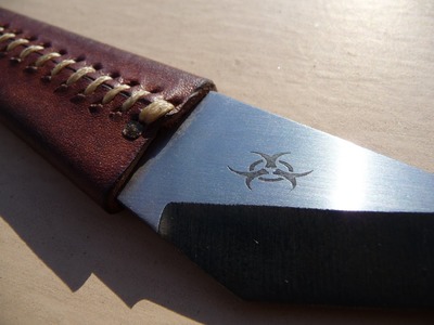 DIY: Logo transfer. etching on Knife