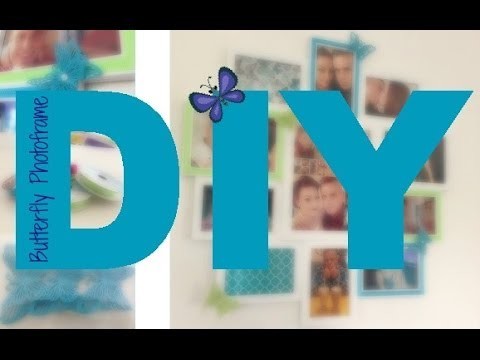 DIY: Pretty Butterfly Picture Frame