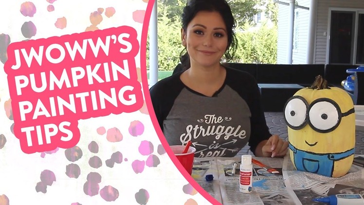 DIY Pumpkin Painting with Jwoww and Meilani