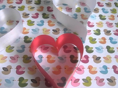 DIY: Ribbon Heart Garland !!!!! Room Decor