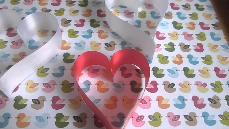 DIY: Ribbon Heart Garland !!!!! Room Decor