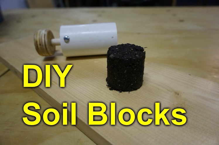 DIY soil block. seed pot maker