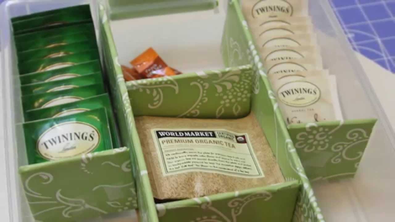 DIY Tea Organizer