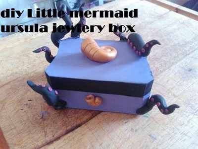 DIY! The Little Mermaid Ursula.Morgana jewelry box♥