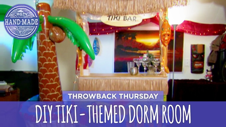 DIY Tiki-Themed Dorm Room - Throwback Thursday - HGTV Handmade