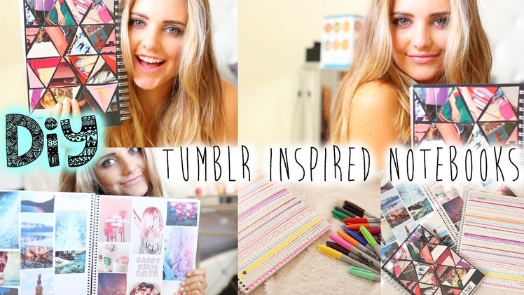 DIY: Tumblr Inspired Notebooks For School! | Aspyn Ovard