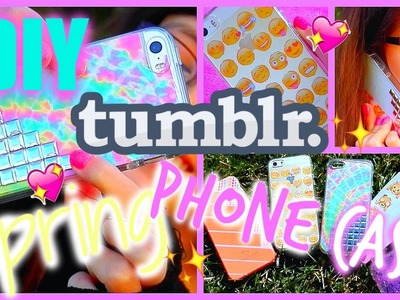 DIY Tumblr.Spring☀Inspired PHONE CASES! | Mish Shelly