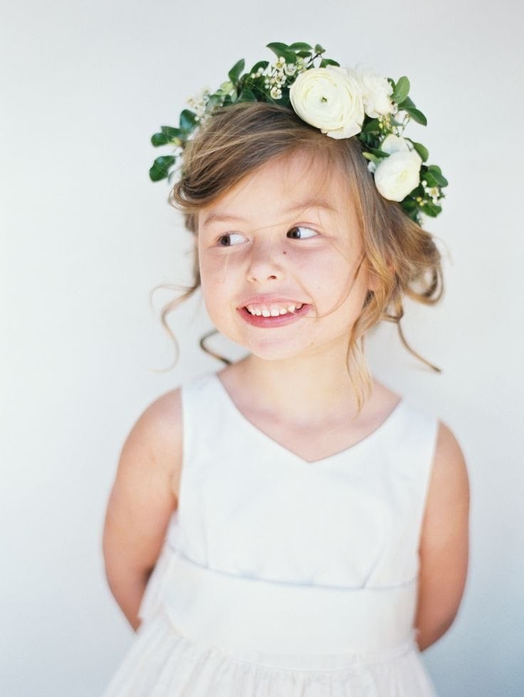 DIY Wedding Flowers: Sturdy Floral Crowns, great for kids!