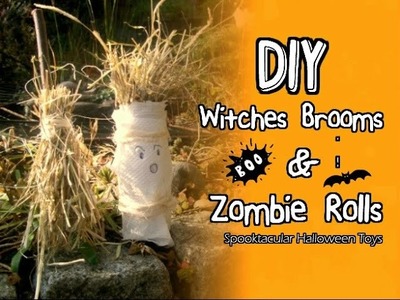 DIY Witches Brooms & Zombie Rolls | RosieBunneh