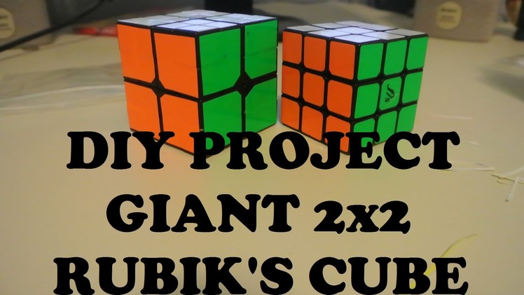 Giant 2x2 Rubik's Cube: DIY Project