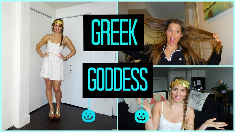 GRWM: Halloween - Greek Goddess. Toga Party DIY Costume!