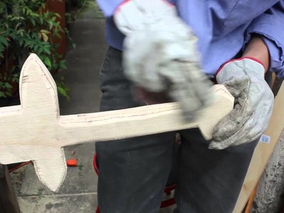 How to make DIY Double Hand Wooden Sword
