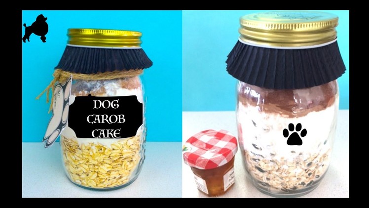 How to make Mason Jar Cake - Pupcake Dog Cupcake Gift - DIY Dog Food by Cooking For Dogs