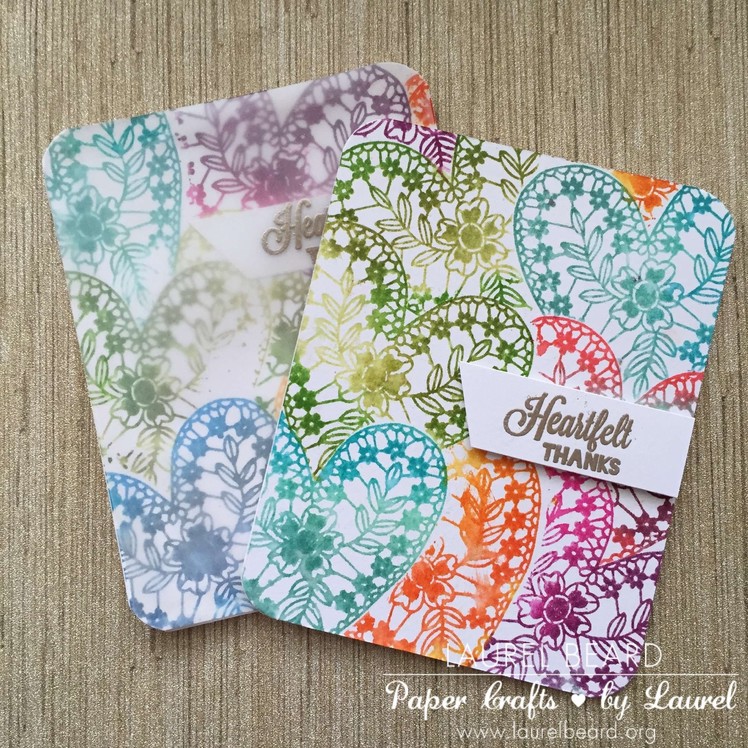 Masked Hearts and DIY Custom Blend Distress Ink Pads