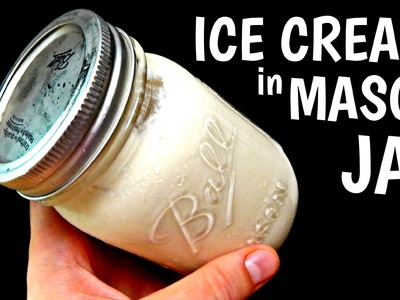 MASON JAR ICE CREAM At Home - Inspire To Cook (DIY, How To Make Ice Cream At Home) HD