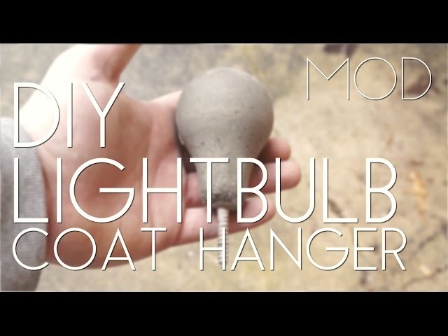 Mini MOD Monday: DIY Light Bulb Coat Hanger