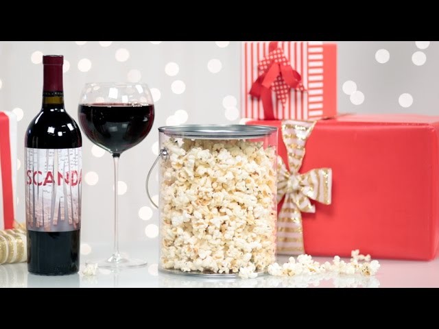 Olivia Pope's Truffle Popcorn and Wine For the Scandal Fan | DIY Food Gifts