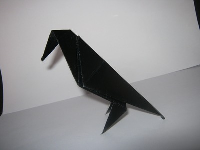 Origami Tutorial - How To Make Paper Crow Bird
