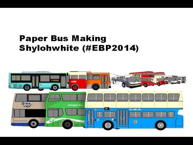 Paper Bus Making