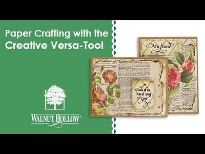 Paper Crafting with the Creative Versa Tool