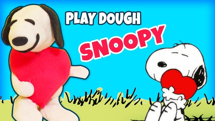 Play Doh Creations | Learn how to make Play Doh Snoopy | Easy DIY Play-Doh FUN | The Peanuts Movie