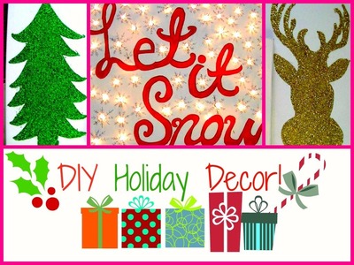 ❄ Simple & Easy DIY Holiday Wall Decor! ❄