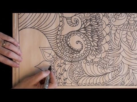 ASMR Slow Motion Drawing (drawing, rubbing, paper tingly ASMR trigger sounds)