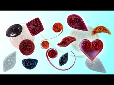 Basic Paper Quilling Shapes & Techniques for Beginners - 2015