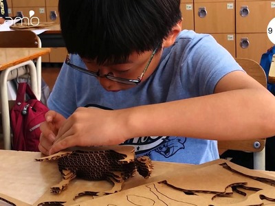 Contamo Eco Friendly 3D Cardboard DIY Educational Toys Jigsaw Puzzle