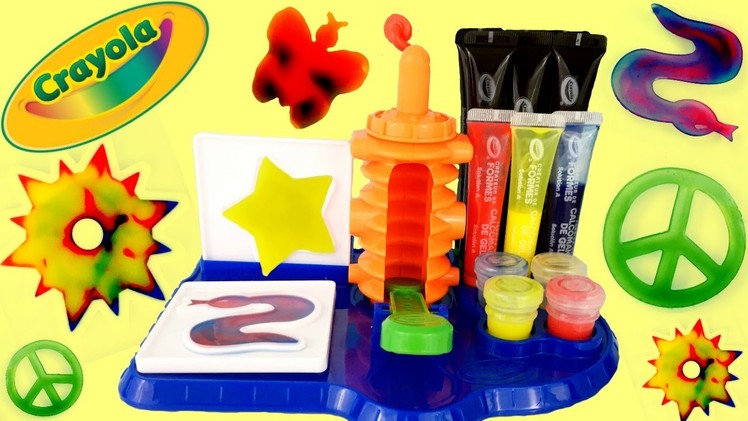 CRAYOLA CLING CREATOR Play Kit | DIY Craft Make Cling Molds for Windows | Colorful Fun