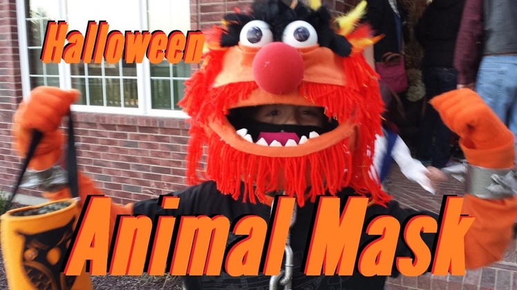 DIY Animal Muppet Mask - Homemade!