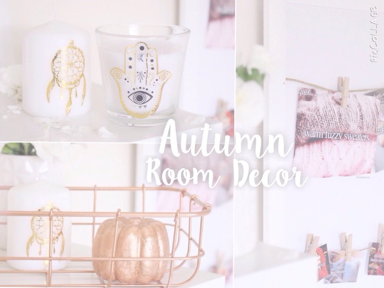 ♡DIY Autumn Room Decor! Easy & Cheap! | Floral Princess♡