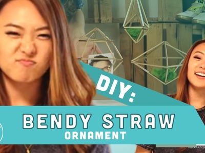 DIY Bendy Straw Ornament! - FINDERS FLIPPERS Ep. 2 w. Yuri Tag