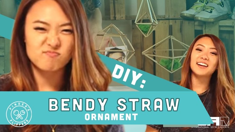 DIY Bendy Straw Ornament! - FINDERS FLIPPERS Ep. 2 w. Yuri Tag