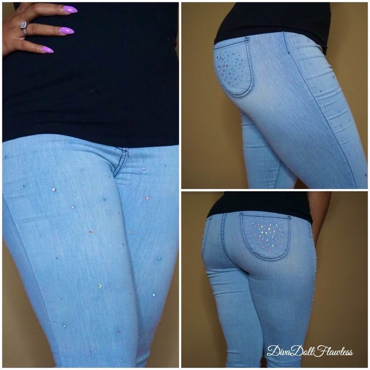 DIY: Bling Jeans (Style Inspiration) | DivaDollFlawless