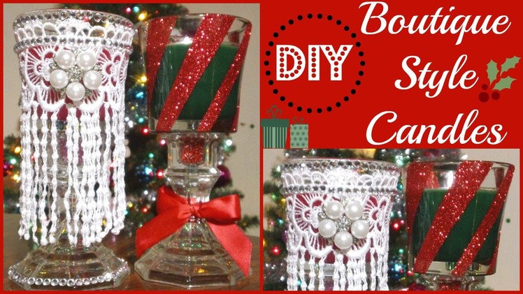 DIY Boutique Style Candles