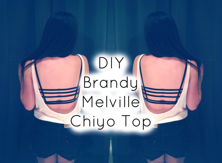 ♡DIY Brandy Melville Chiyo Top♡