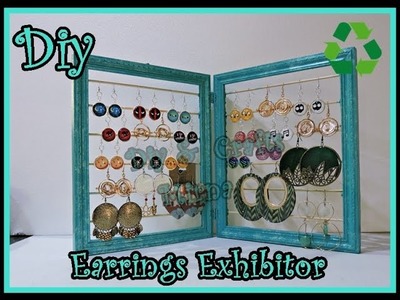 Diy. Earrings Exhibitor