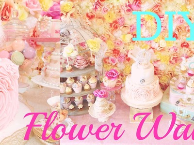 DIY Flower Wall | Amberallure