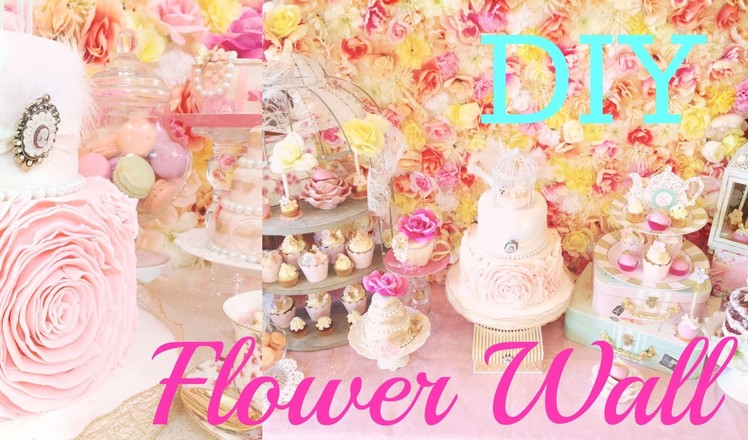 DIY Flower Wall | Amberallure