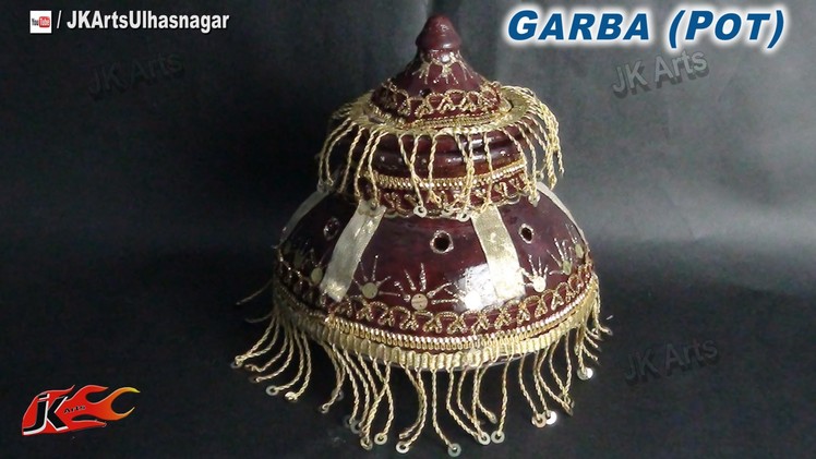 DIY Garba (Pot) decorations for Navratri, Diwali and wedding | JK Arts 702