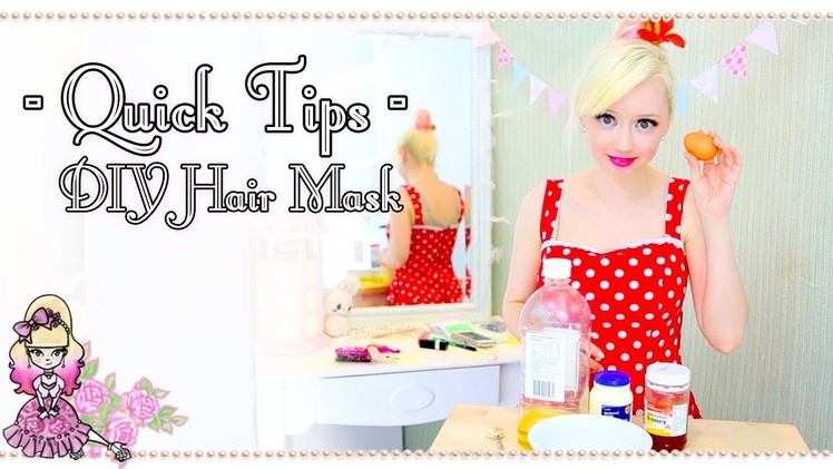 DIY Hair Mask Recipe  - Quick Tips - Violet LeBeaux