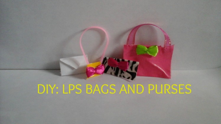 DIY: LPS Bags and Purses