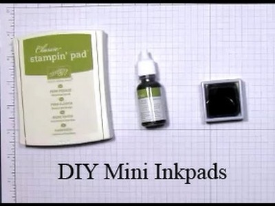 DIY Mini Inkpads with Stampin'Up Reinkers by Jeanette Cobb