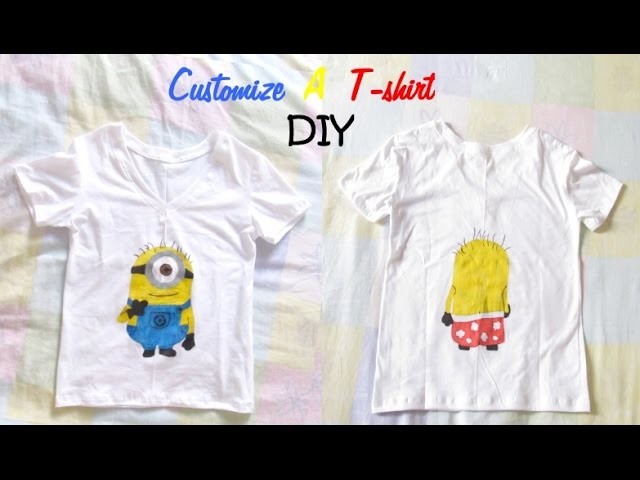 [DIY n°2] customize a t-shirt with fabric markers