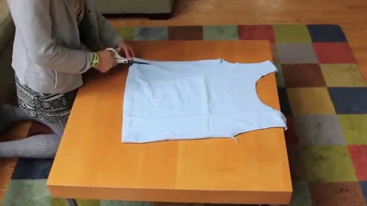 DIY No Sew T-Shirt Tote Bag