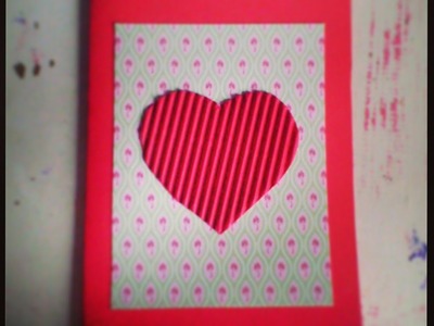 DIY: Postal San Valentín ❤ DIY: Valentine's day postcard