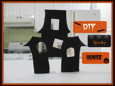 DIY Spooky House (Cardboard Cutout)