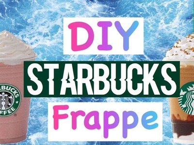 DIY Starbucks Cotton Candy and Smores Frappè | No Coffee