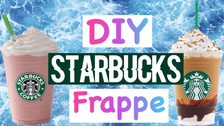 DIY Starbucks Cotton Candy and Smores Frappè | No Coffee